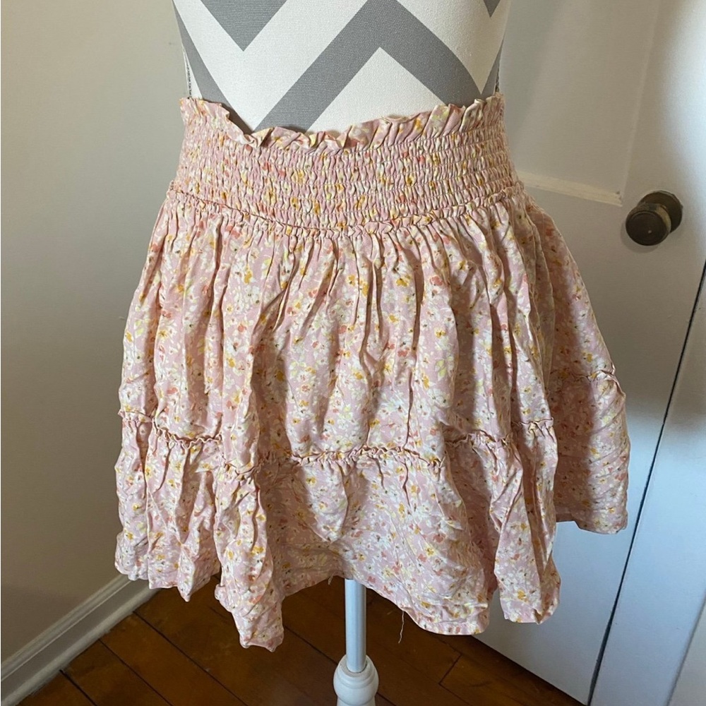 Wild Fable Floral Pink Skirt
